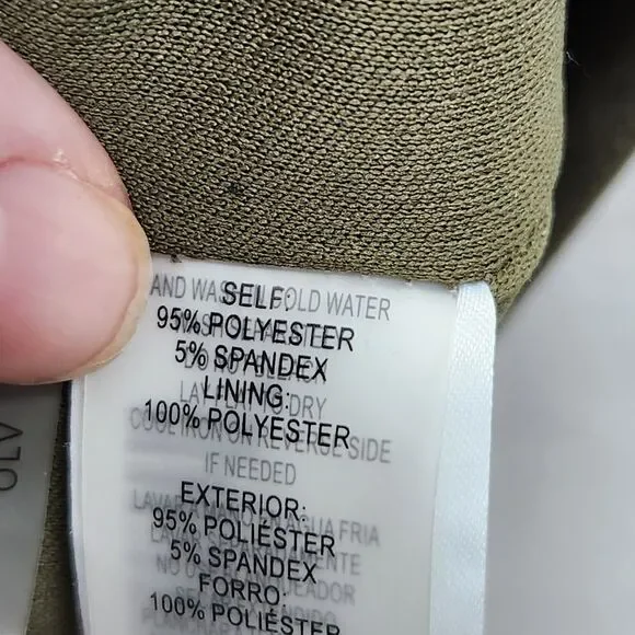 Guess Olive Green Midi Dress - Picture 6 of 13